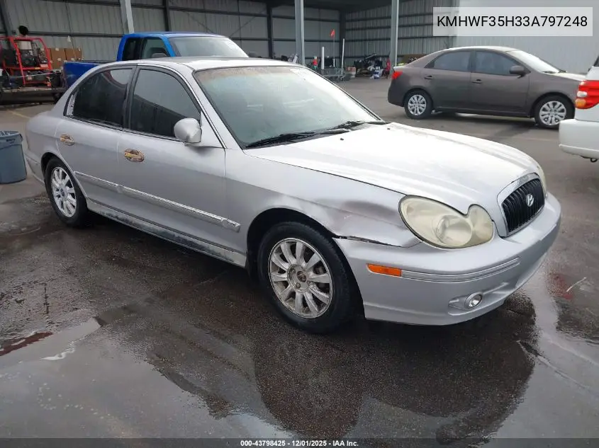 KMHWF35H33A797248 2003 Hyundai Sonata Gls/Lx