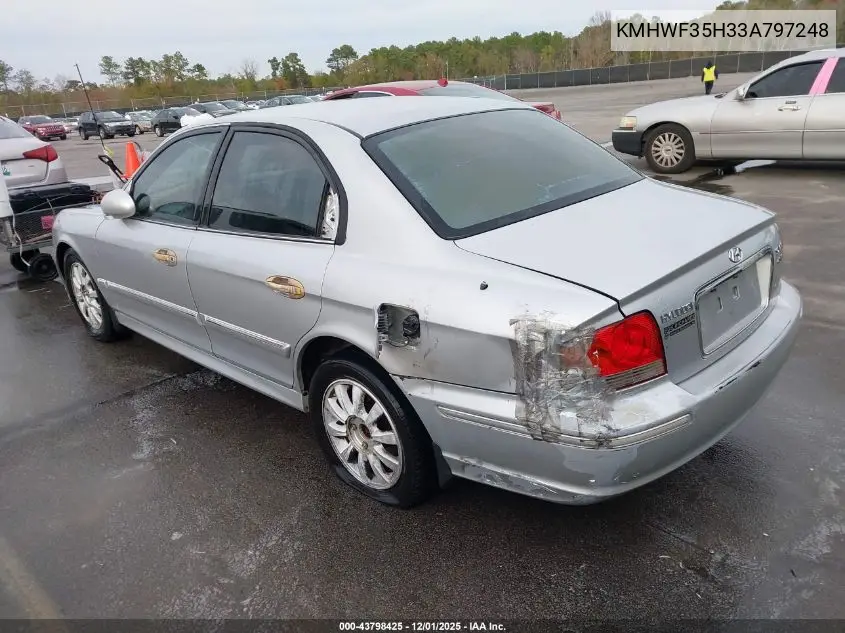 KMHWF35H33A797248 2003 Hyundai Sonata Gls/Lx