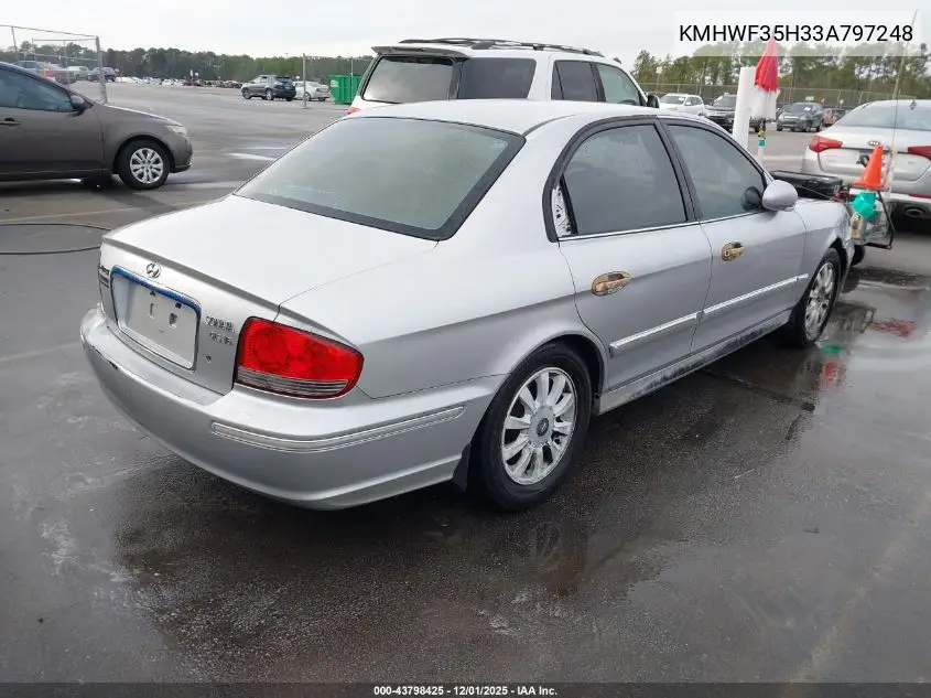 KMHWF35H33A797248 2003 Hyundai Sonata Gls/Lx