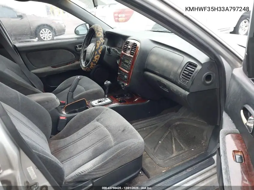 KMHWF35H33A797248 2003 Hyundai Sonata Gls/Lx