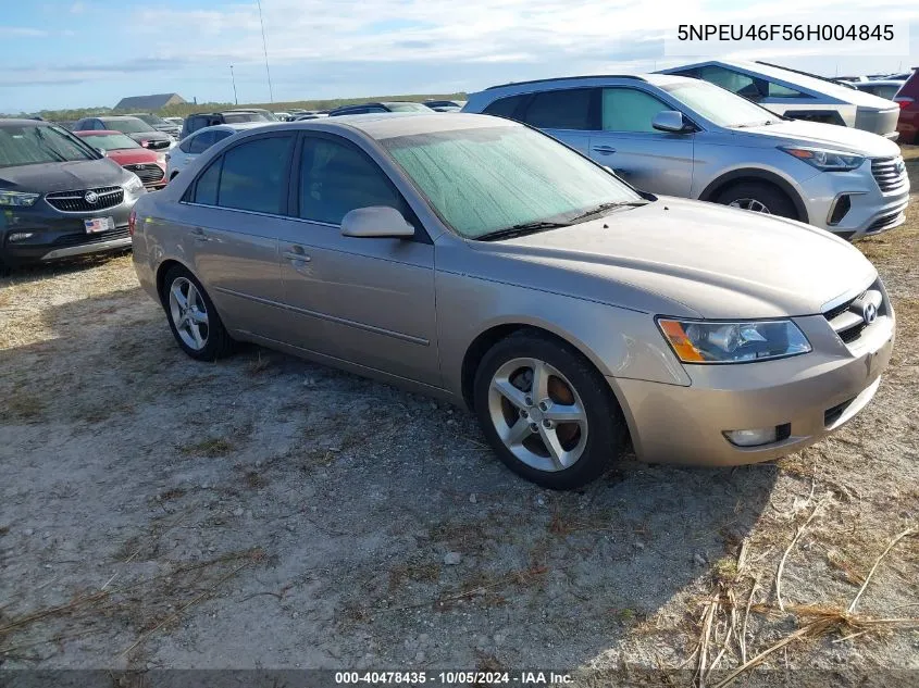 5NPEU46F56H004845 2006 Hyundai Sonata Gls V6/Lx V6