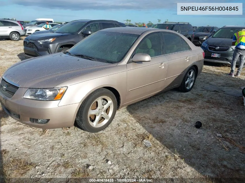 5NPEU46F56H004845 2006 Hyundai Sonata Gls V6/Lx V6