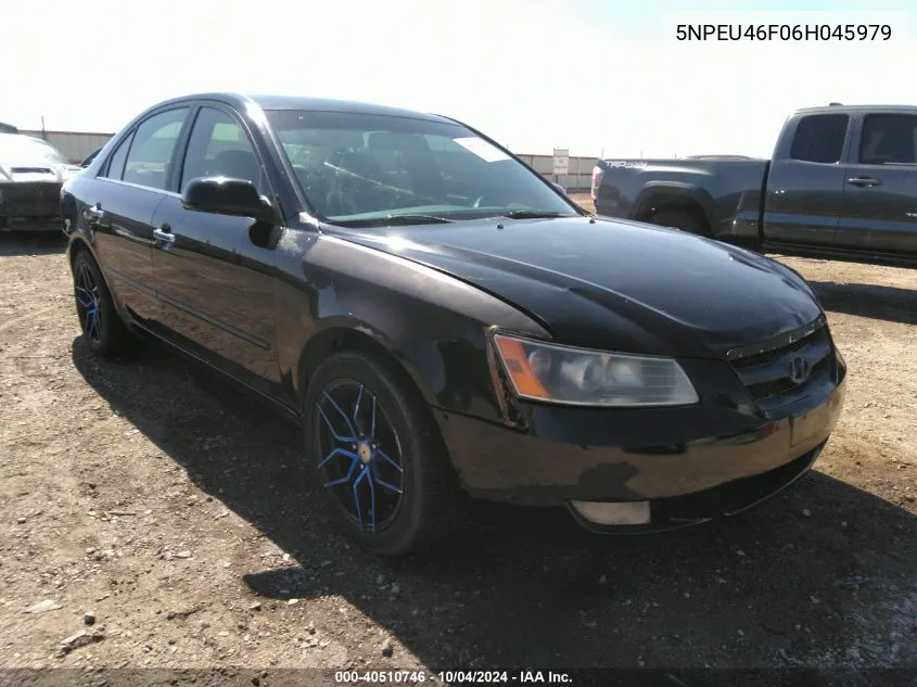 5NPEU46F06H045979 2006 Hyundai Sonata Gls V6/Lx V6