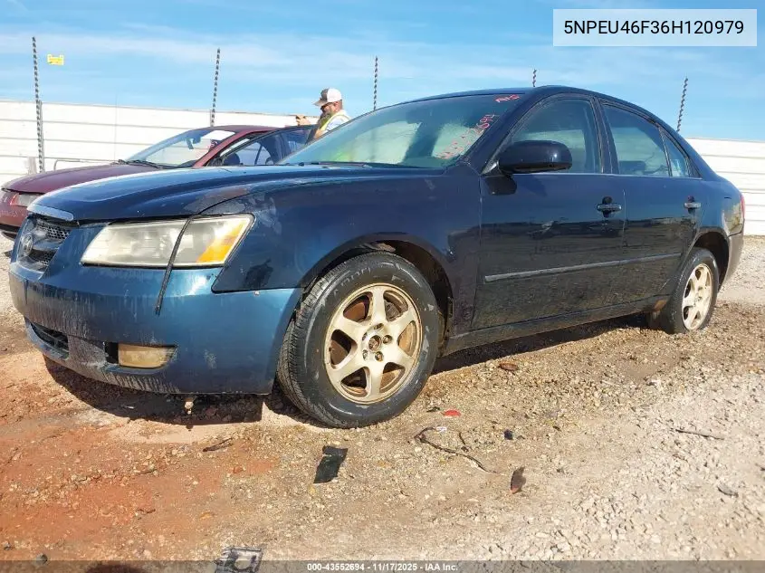 5NPEU46F36H120979 2006 Hyundai Sonata Gls V6/Lx V6