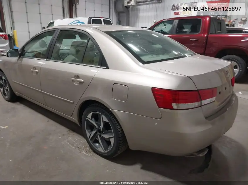 5NPEU46F46H125897 2006 Hyundai Sonata Gls V6/Lx V6