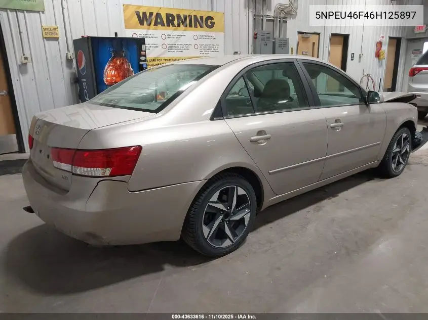 5NPEU46F46H125897 2006 Hyundai Sonata Gls V6/Lx V6