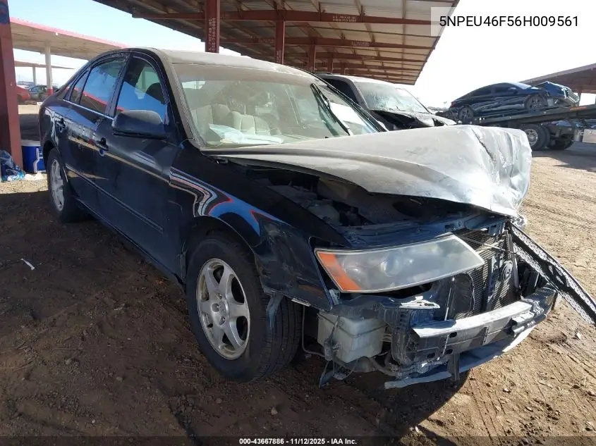 5NPEU46F56H009561 2006 Hyundai Sonata
