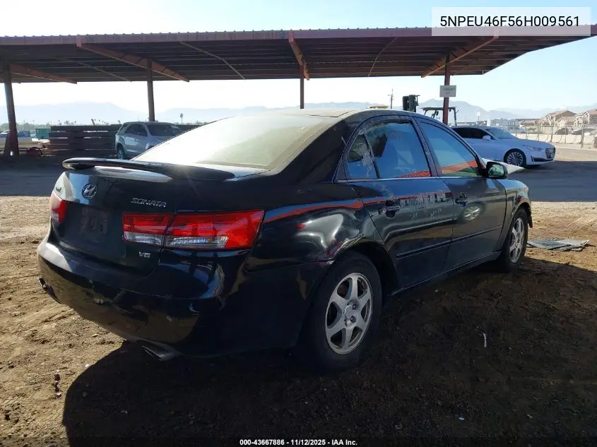 5NPEU46F56H009561 2006 Hyundai Sonata