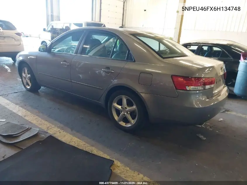 5NPEU46FX6H134748 2006 Hyundai Sonata Gls V6/Lx V6