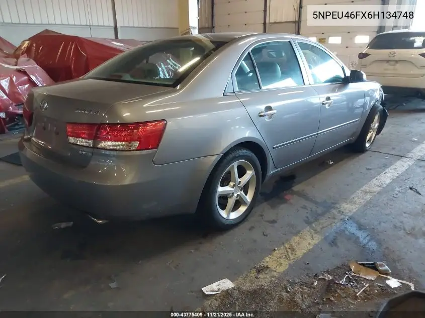 5NPEU46FX6H134748 2006 Hyundai Sonata Gls V6/Lx V6