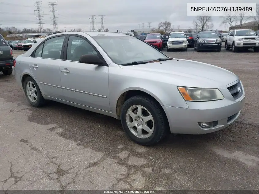 5NPEU46C76H139489 2006 Hyundai Sonata Gls