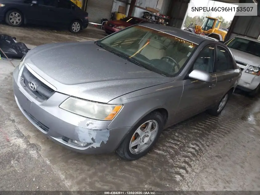 5NPEU46C96H153507 2006 Hyundai Sonata Gls