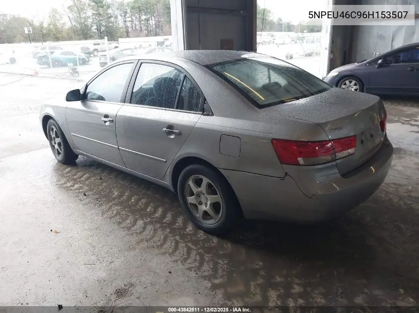 5NPEU46C96H153507 2006 Hyundai Sonata Gls