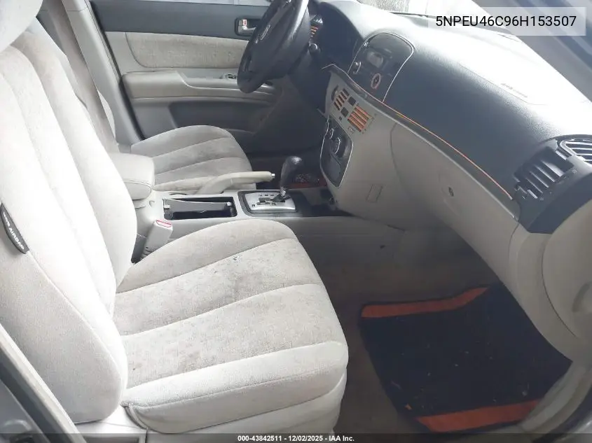 5NPEU46C96H153507 2006 Hyundai Sonata Gls