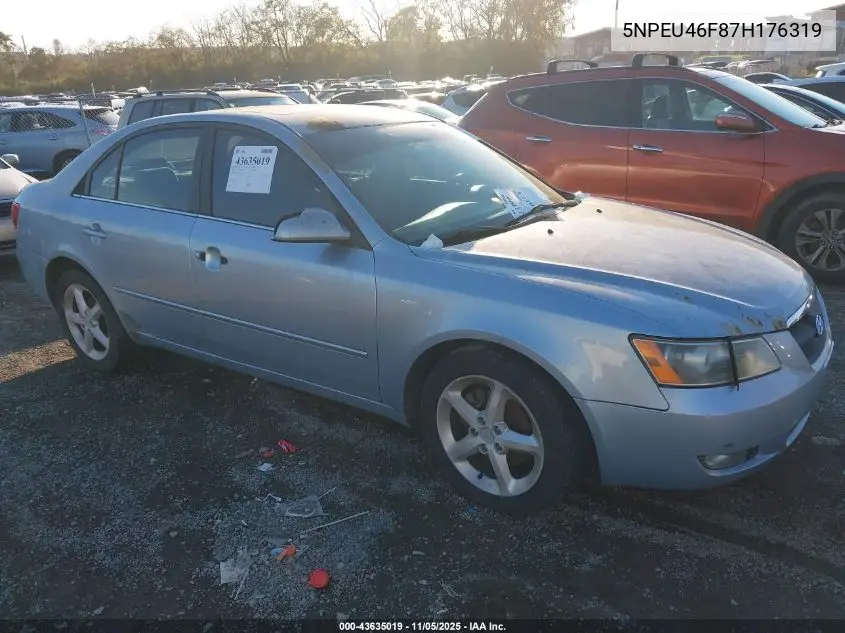 5NPEU46F87H176319 2007 Hyundai Sonata Limited/Se V6