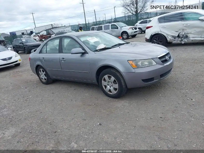 5NPET46C37H254241 2007 Hyundai Sonata Gls
