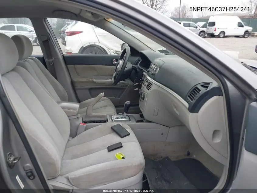 5NPET46C37H254241 2007 Hyundai Sonata Gls