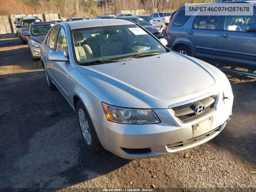 5NPET46C97H287678 2007 Hyundai Sonata Gls