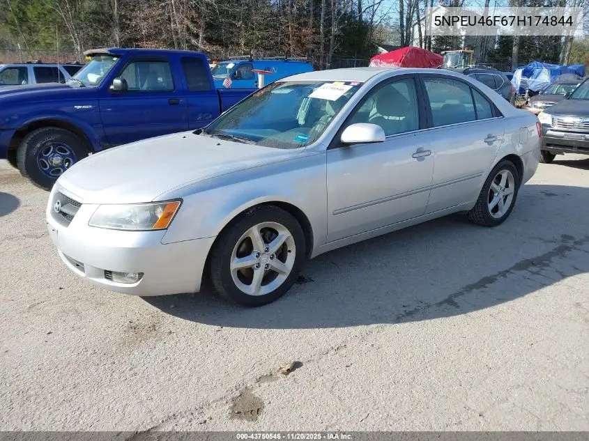 5NPEU46F67H174844 2007 Hyundai Sonata Limited/Se V6