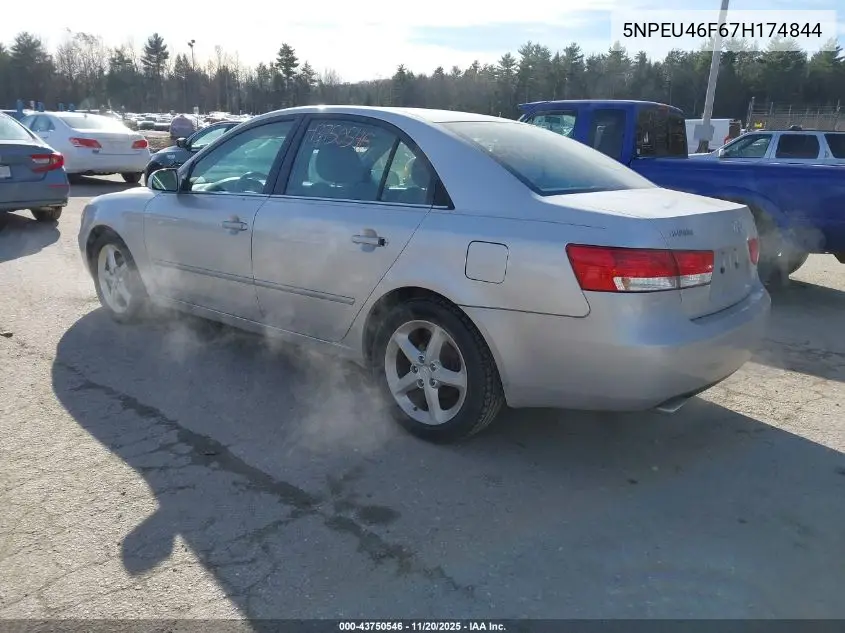5NPEU46F67H174844 2007 Hyundai Sonata Limited/Se V6