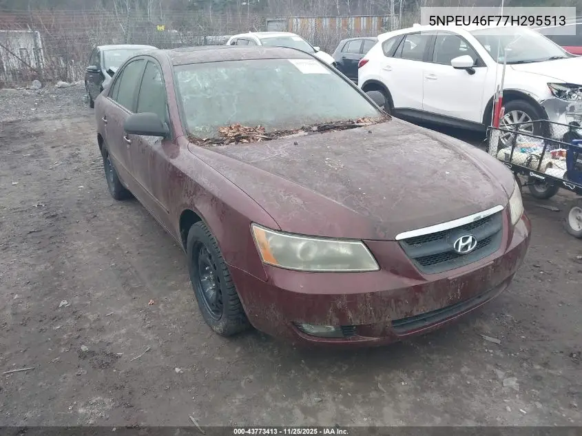 5NPEU46F77H295513 2007 Hyundai Sonata Limited/Se V6