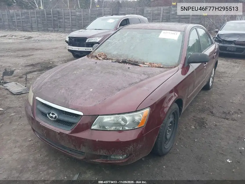 5NPEU46F77H295513 2007 Hyundai Sonata Limited/Se V6