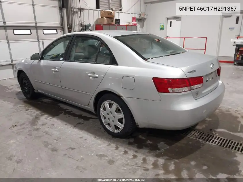 5NPET46C17H291367 2007 Hyundai Sonata Gls