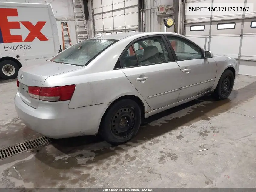 5NPET46C17H291367 2007 Hyundai Sonata Gls