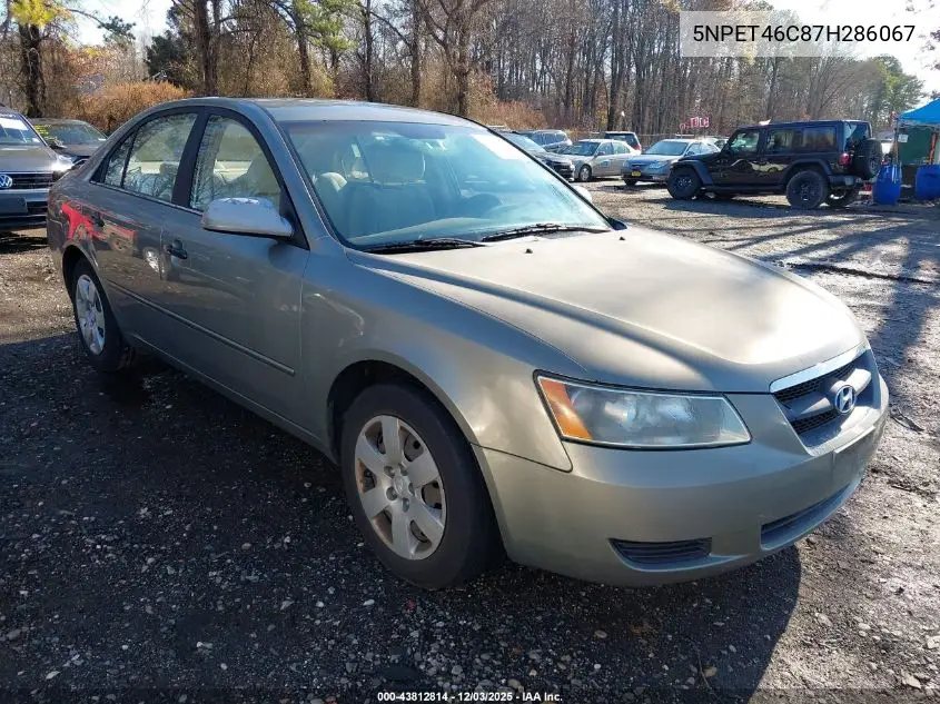 5NPET46C87H286067 2007 Hyundai Sonata Gls