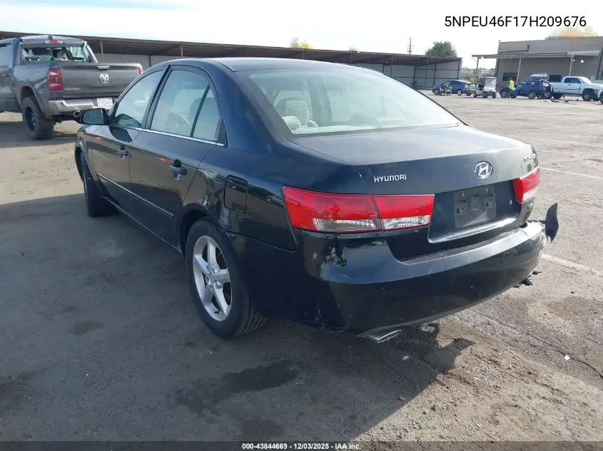 5NPEU46F17H209676 2007 Hyundai Sonata Limited/Se V6