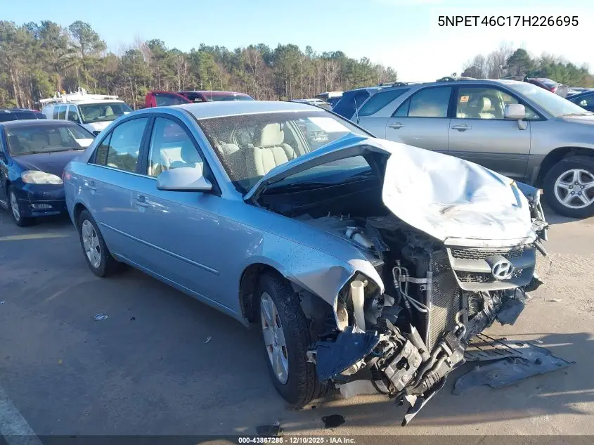 5NPET46C17H226695 2007 Hyundai Sonata Gls