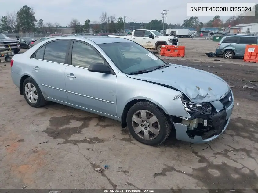 5NPET46C08H325624 2008 Hyundai Sonata Gls