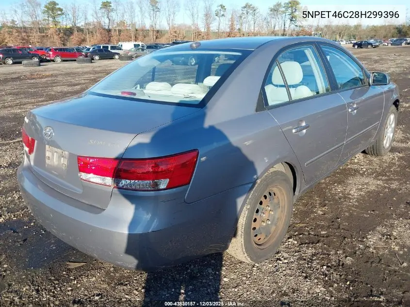 5NPET46C28H299396 2008 Hyundai Sonata Gls
