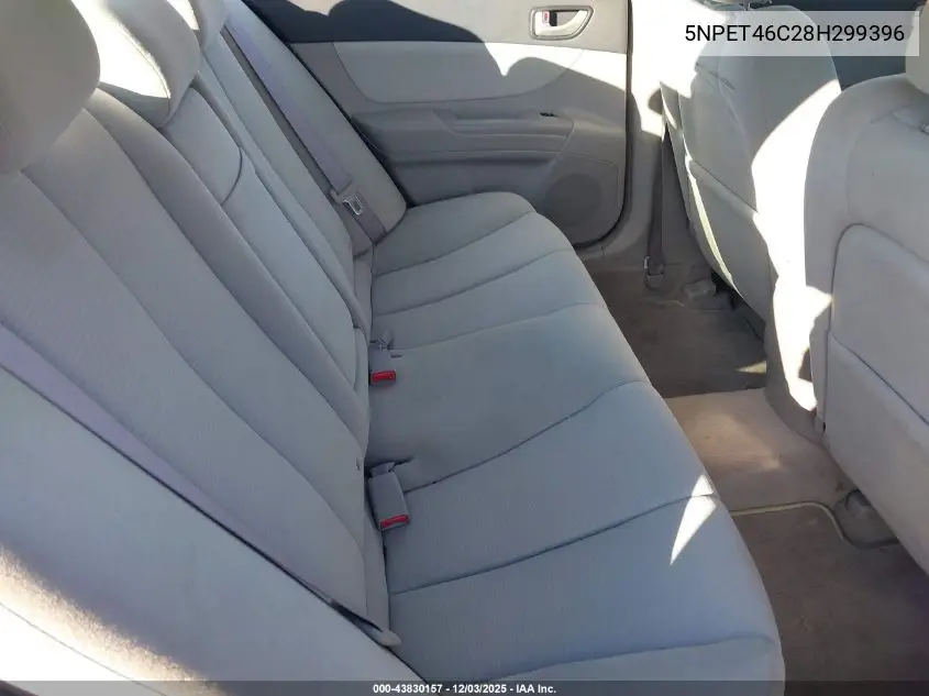 5NPET46C28H299396 2008 Hyundai Sonata Gls
