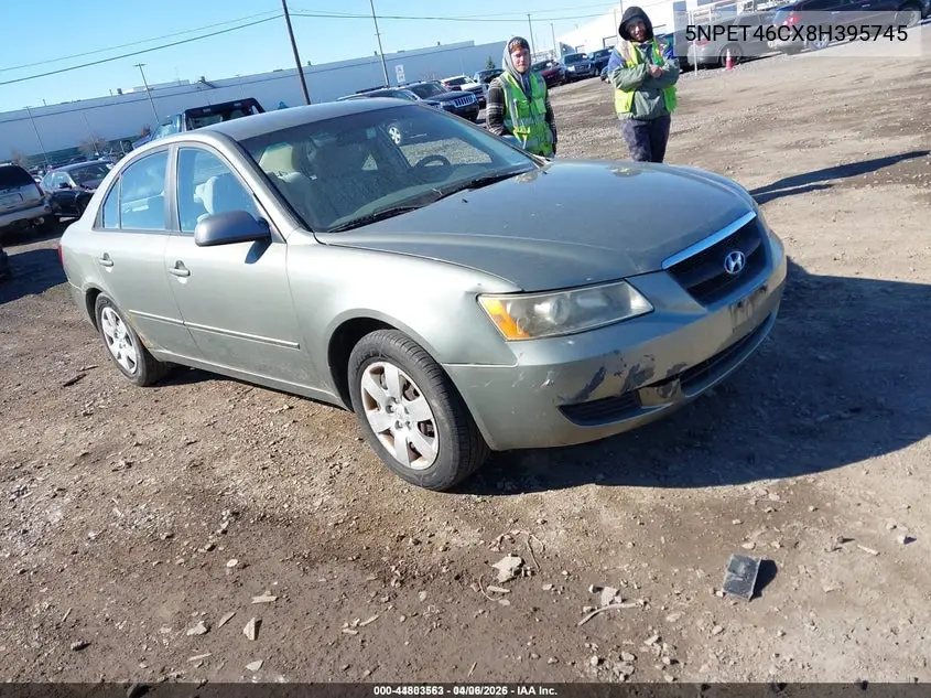 5NPET46CX8H395745 2008 Hyundai Sonata Gls