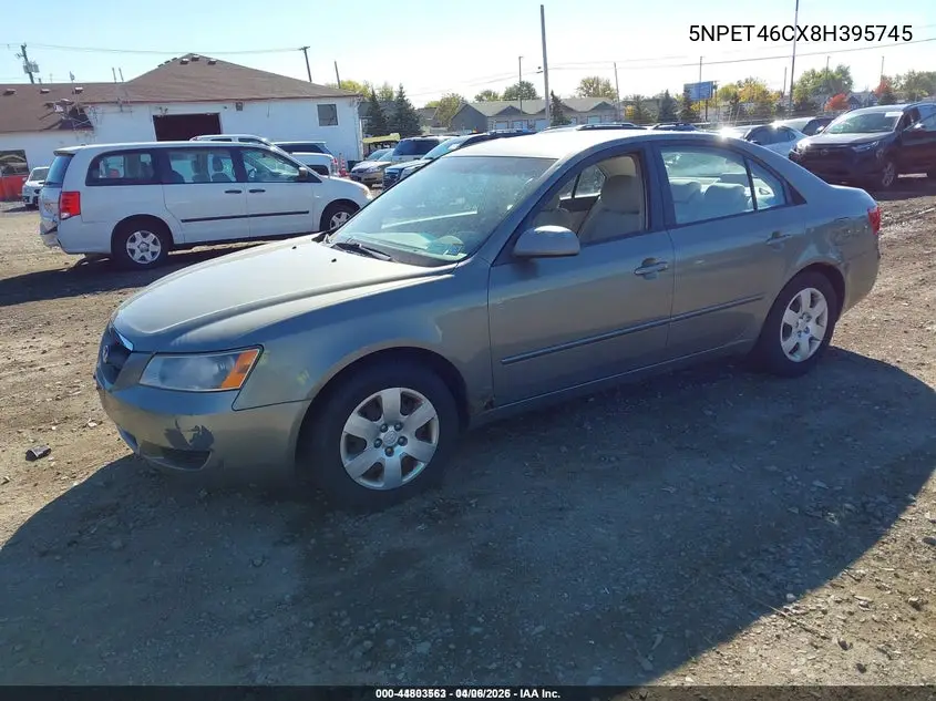 5NPET46CX8H395745 2008 Hyundai Sonata Gls