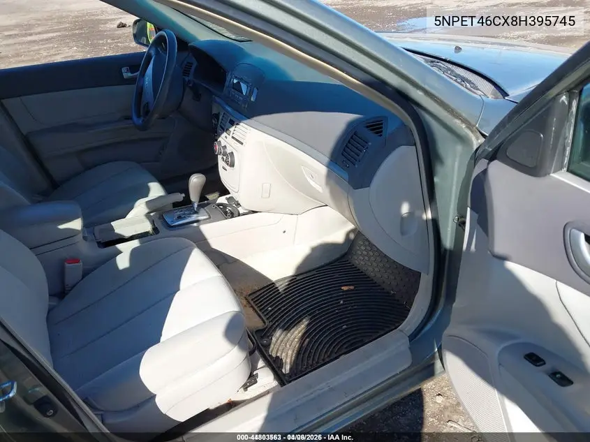 5NPET46CX8H395745 2008 Hyundai Sonata Gls