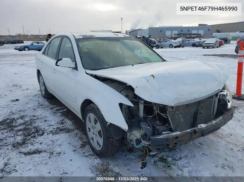 5NPET46F79H465990 2009 Hyundai Sonata Gls