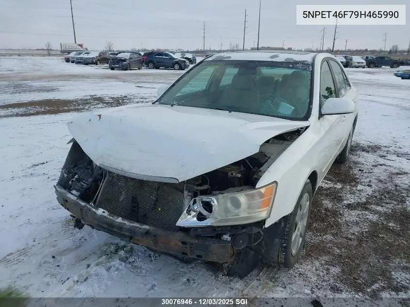 5NPET46F79H465990 2009 Hyundai Sonata Gls
