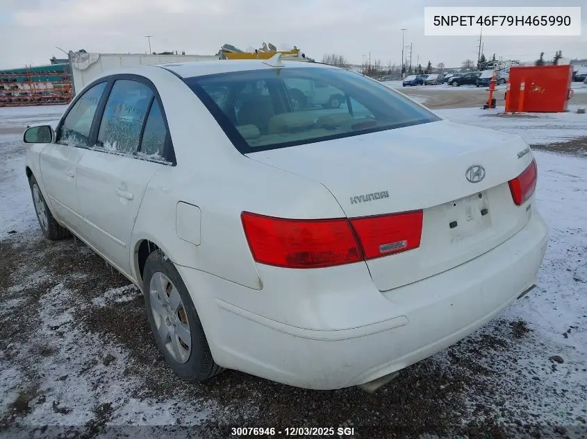 5NPET46F79H465990 2009 Hyundai Sonata Gls