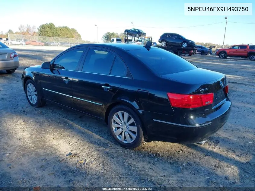 5NPEU46FX9H493750 2009 Hyundai Sonata Limited V6
