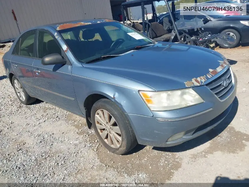 5NPEU46C79H436136 2009 Hyundai Sonata Limited