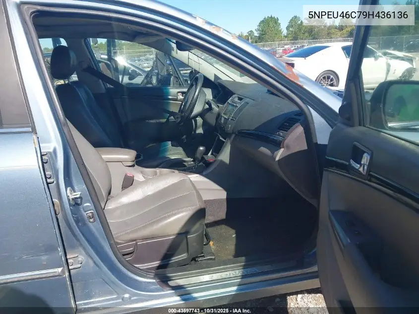 5NPEU46C79H436136 2009 Hyundai Sonata Limited