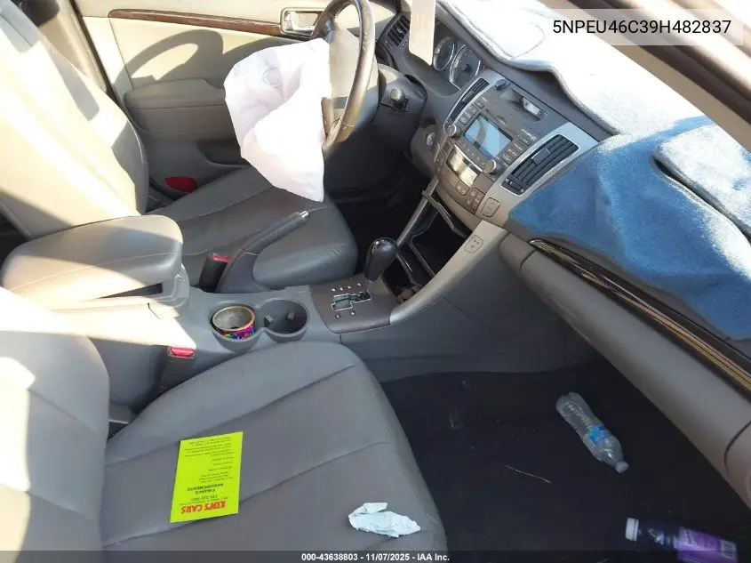 5NPEU46C39H482837 2009 Hyundai Sonata Limited