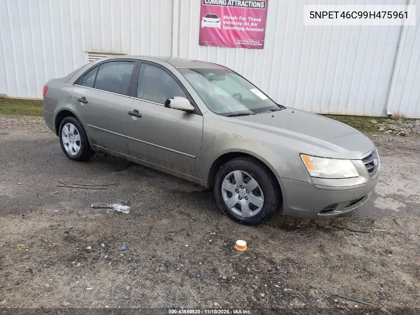 5NPET46C99H475961 2009 Hyundai Sonata Gls