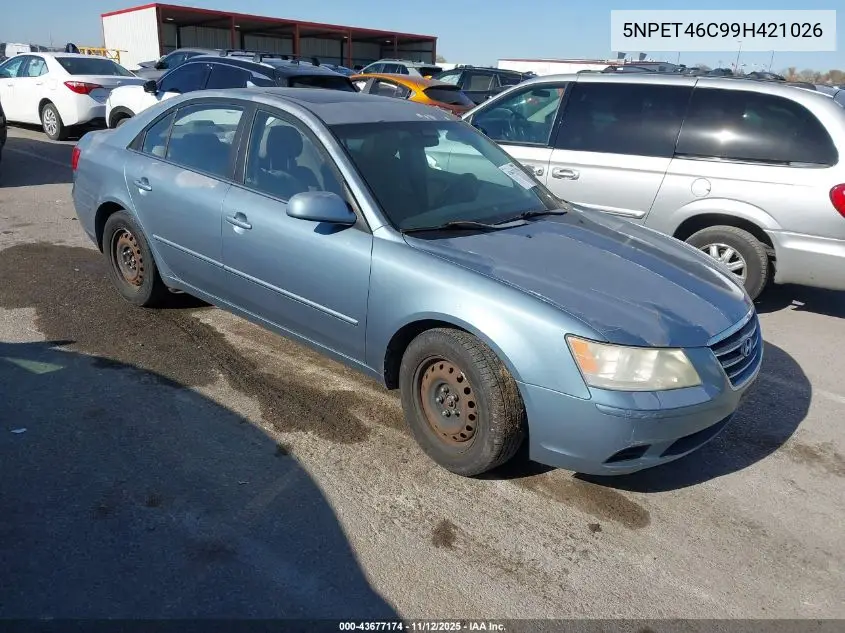5NPET46C99H421026 2009 Hyundai Sonata Gls