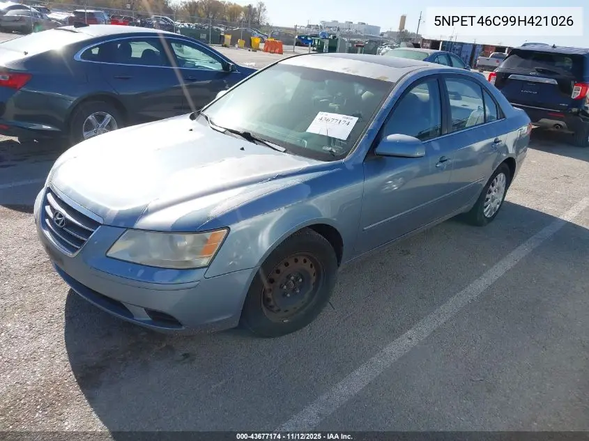 5NPET46C99H421026 2009 Hyundai Sonata Gls