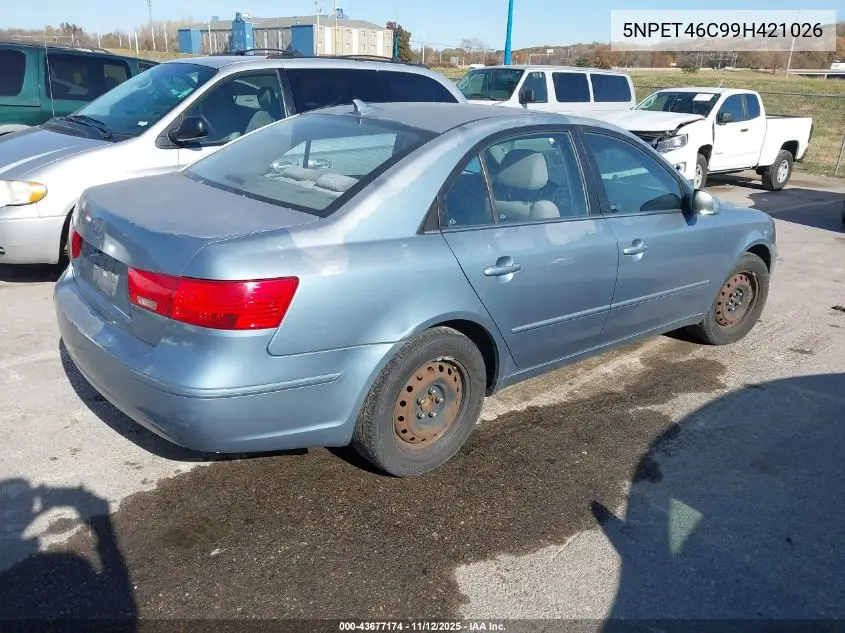 5NPET46C99H421026 2009 Hyundai Sonata Gls