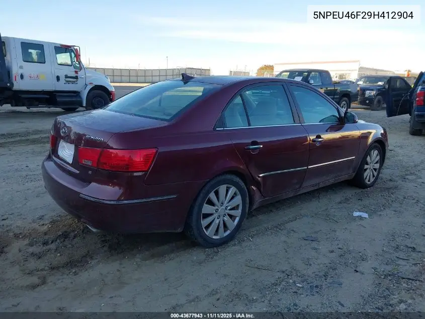 5NPEU46F29H412904 2009 Hyundai Sonata Limited V6
