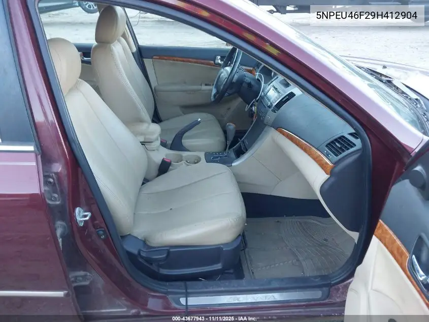 5NPEU46F29H412904 2009 Hyundai Sonata Limited V6